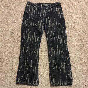 Stylish Black and Gray Women's Jeans